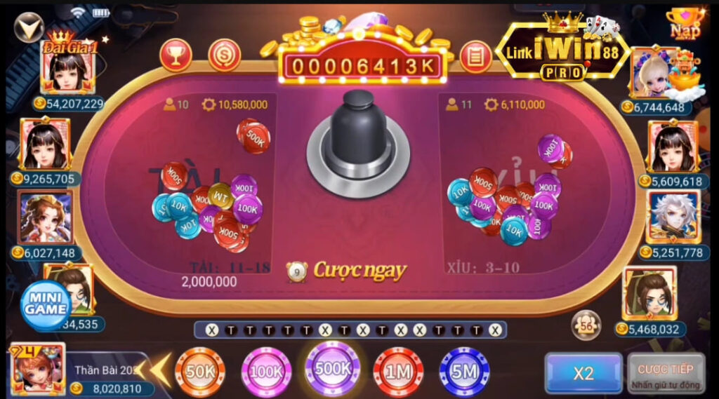 Giới thiệu sảnh game tài xỉu iwin những thể loại game hấp dẫn
